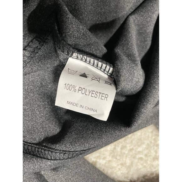 NWT Encore Boston Harbor Men's Sz S Mock Neck Quarter Zip Long Sleeve Shirt Gray - Picture 4 of 6